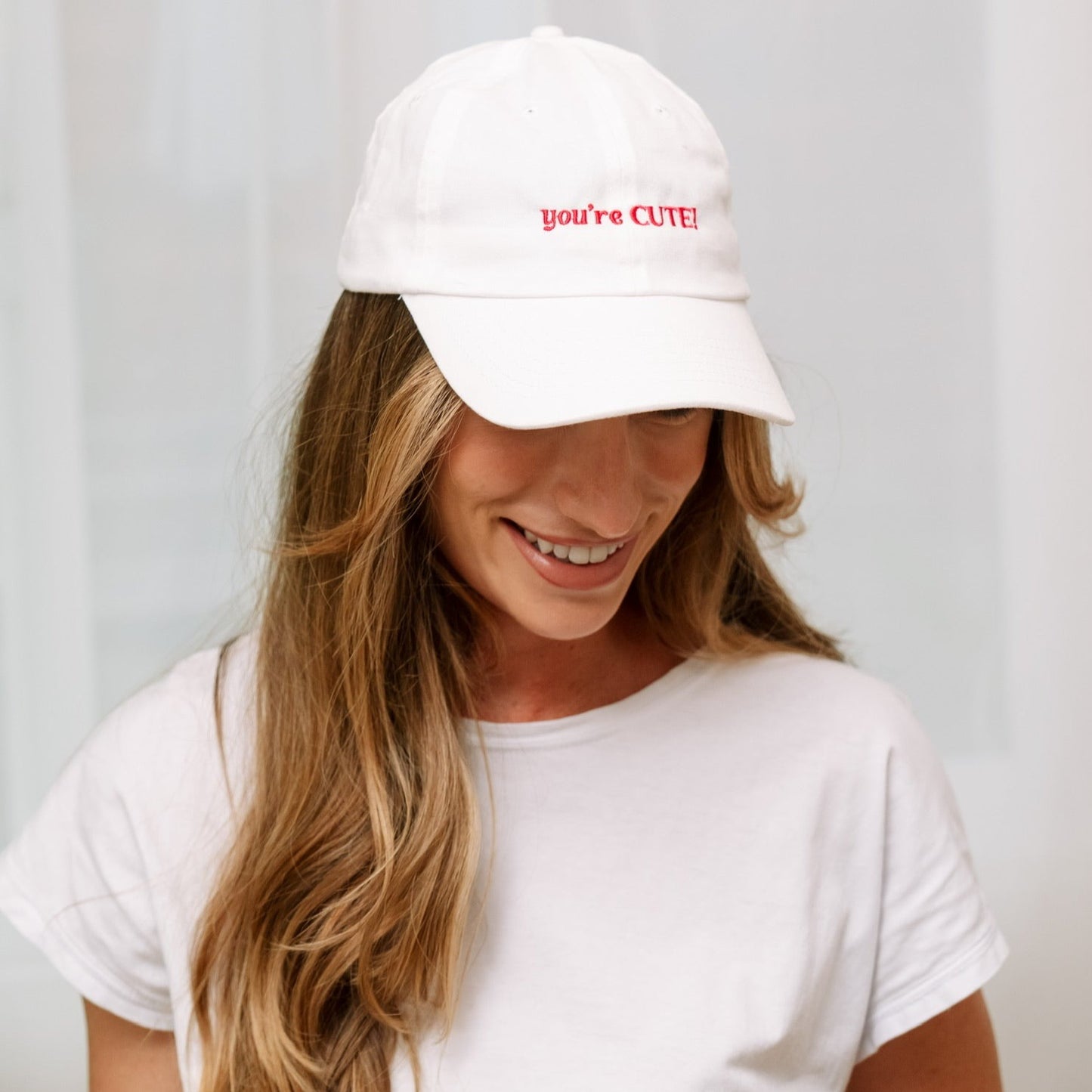 you’re CUTE! Adult Hat
