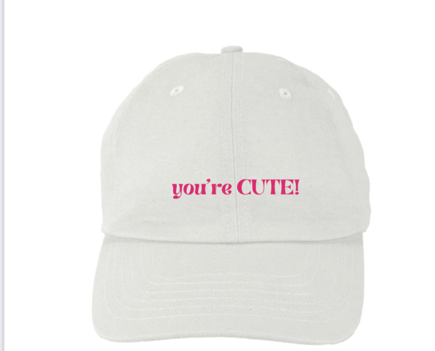 you’re CUTE! Youth Hat