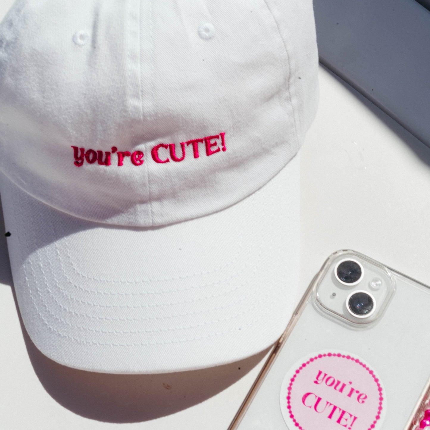you’re CUTE! Adult Hat