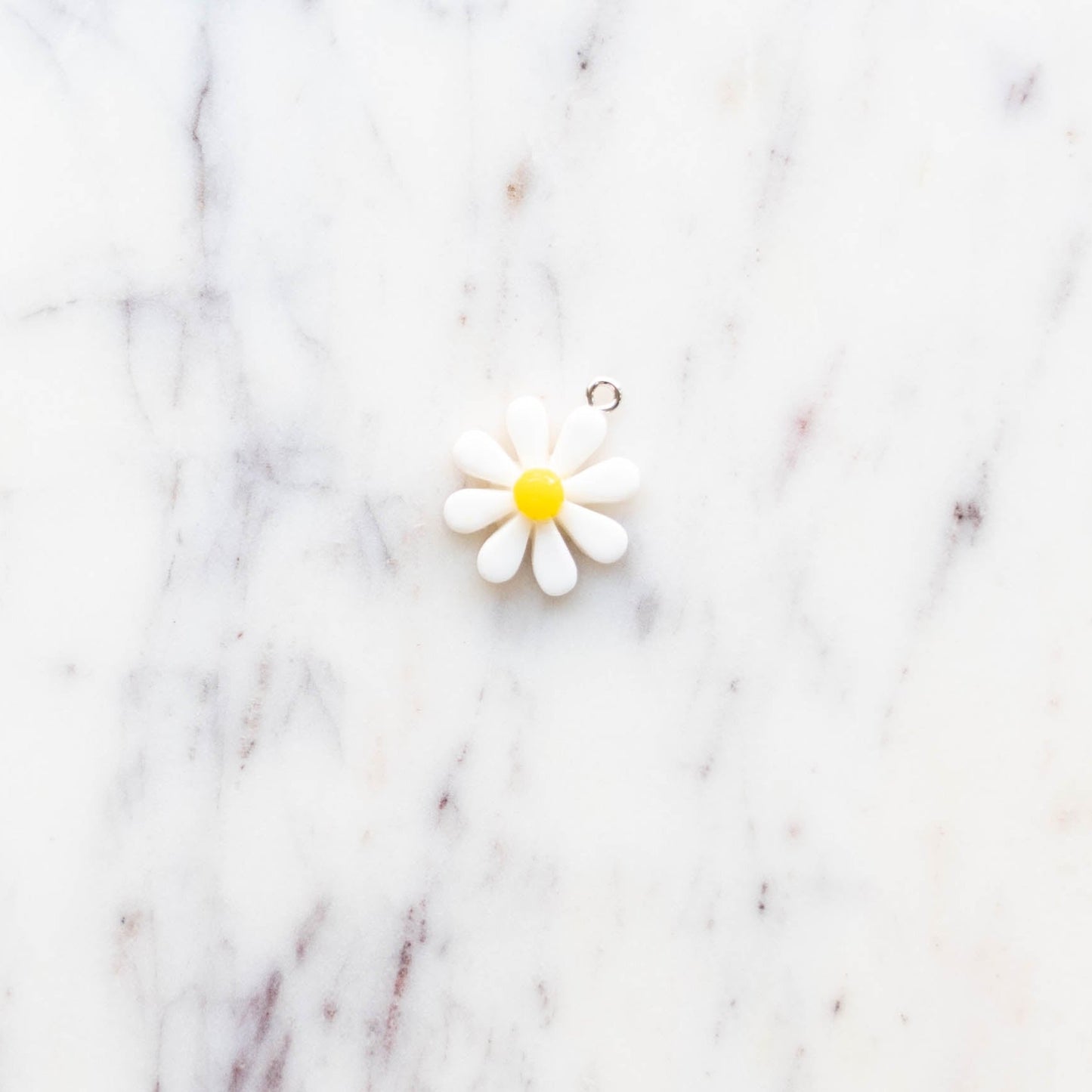 White Flower Charm