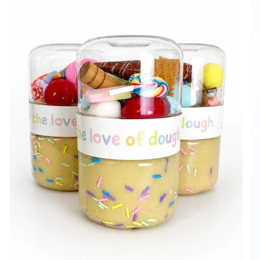 PRE-ODER Rainbow Swirl Dough Double Jar Kit