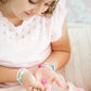 Hot Pink Flower Charm