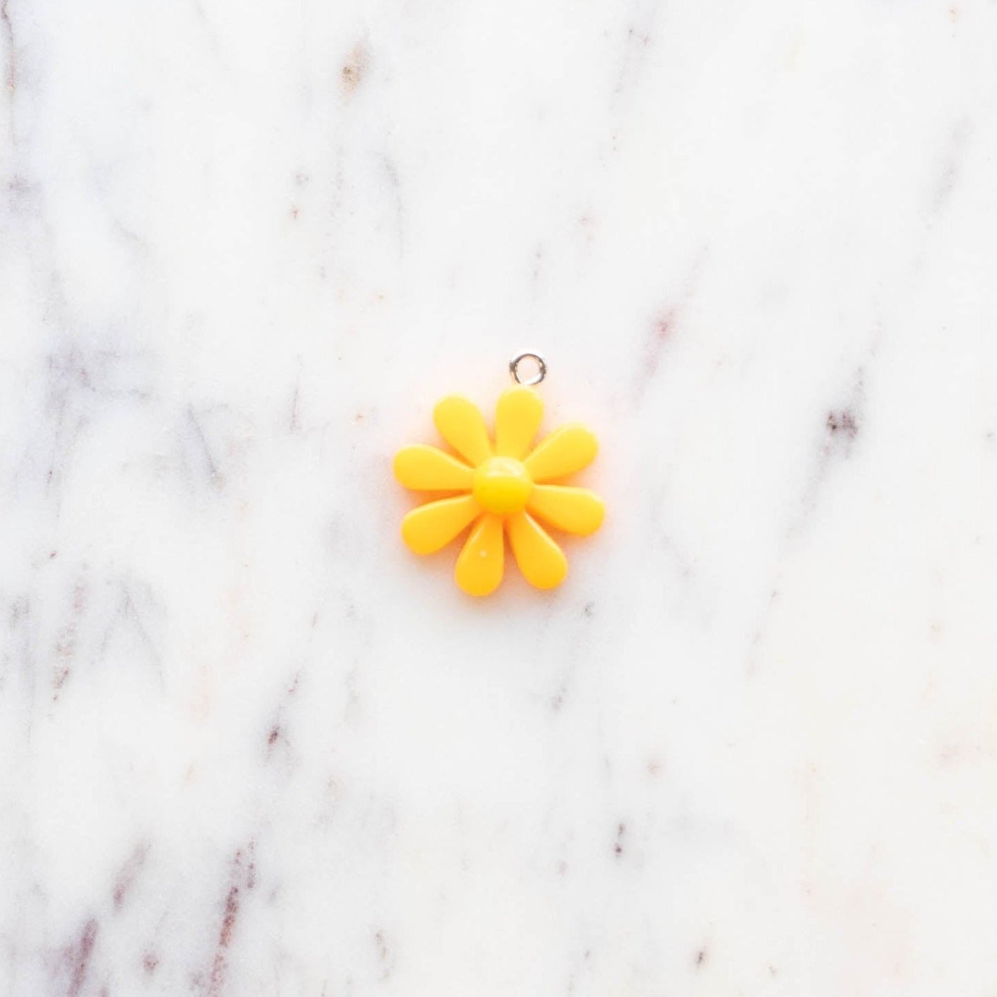 Orange Flower Charm