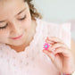 Hot Pink Flower Charm