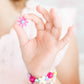 Hot Pink Flower Charm