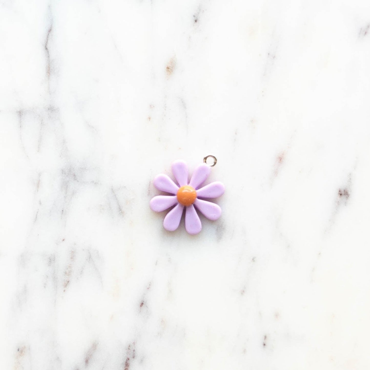 Purple Flower Charm